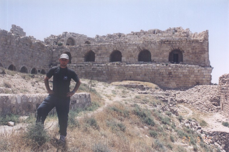 Starodawny zamek krzyżacki w Jordanii
