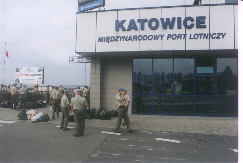 Na lotnisku w Katowicach
