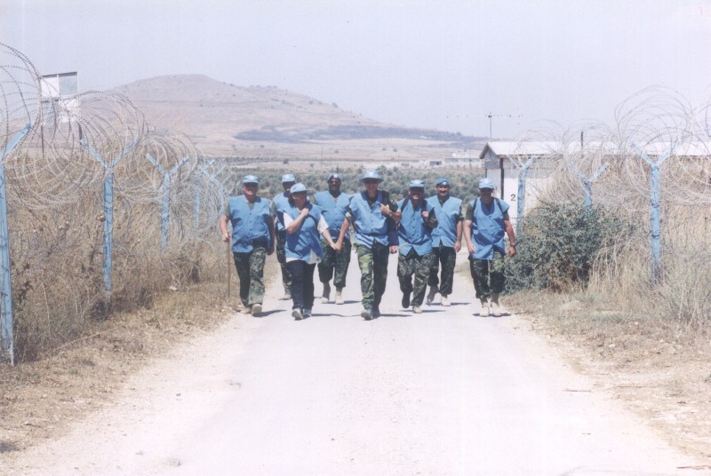 Dowódca UNDOF, gen.Bo Wranker kończy marsz na pozycji 80
